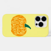 Gelukkige Halloween-belettering op gesneden pompoe Case-Mate iPhone Case (Achterkant (horizontaal))