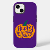 Gelukkige Halloween-belettering op gesneden pompoe Case-Mate iPhone Case (Achterkant)