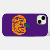 Gelukkige Halloween-belettering op gesneden pompoe Case-Mate iPhone Case (Achterkant (horizontaal))