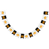 Gelukkige Halloween-belettering op gesneden pompoe Vlaggetjes (Alle)