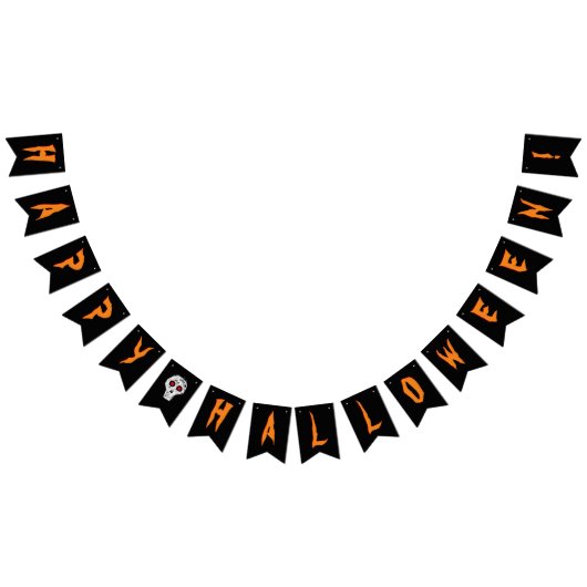 Gelukkige Halloween Bunting Vlaggen Vlaggetjes (Alle)