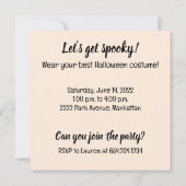 Gelukkige Halloween Chihuahua Honden Kaart (Achterkant)