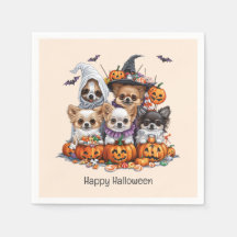 Gelukkige Halloween Chihuahua Honden