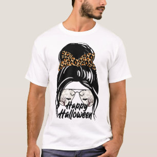 Gelukkige Halloween-dag 2021 Halloween Luipaard Mo T-shirt