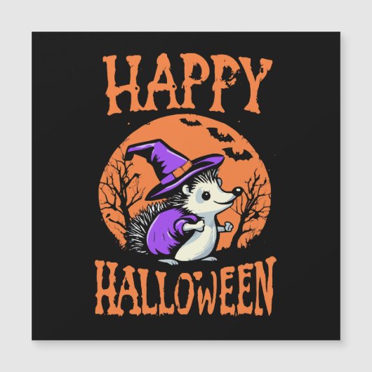 Gelukkige Halloween Egelveegheks (Voorkant)