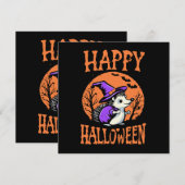 Gelukkige Halloween Egelveegheks (Voorkant / Achterkant)