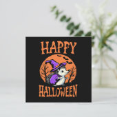 Gelukkige Halloween Egelveegheks (Staand voorkant)
