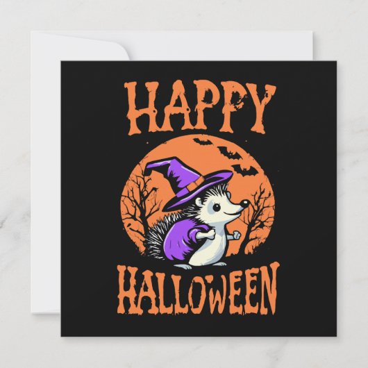 Gelukkige Halloween Egelveegheks (Voorkant)