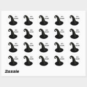 Gelukkige Halloween Envelope Seals Ronde Sticker (Vel)