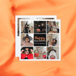 Gelukkige Halloween Fotocollage Eenvoudig<br><div class="desc">Moderne scriptkalligrafie.</div>