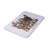 Gelukkige Halloween Franse Bulldogs Badmat (Gekanteld)