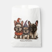 Gelukkige Halloween Franse Bulldogs Bedankzakje (Voorkant)
