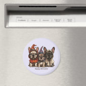 Gelukkige Halloween Franse Bulldogs Magneet (Insitu (Vaatwasser))
