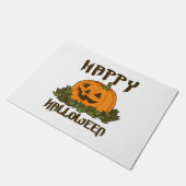 Gelukkige Halloween Ghost -Halloween kostuum Pumki Deurmat (Schuin)