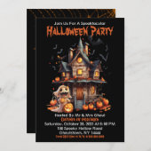 Gelukkige Halloween Ghoul uitnodiging (Voorkant / Achterkant)