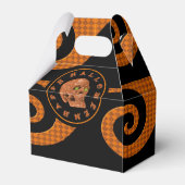 Gelukkige Halloween Glitter schedel Gable Favor Bo Bedankdoosjes (Achterkant)