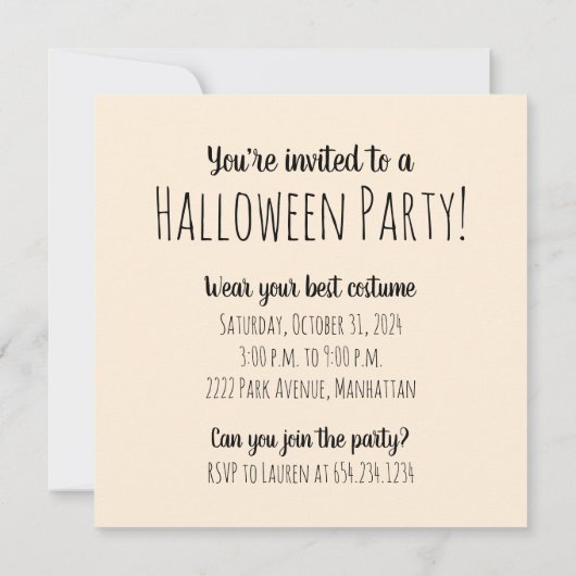 Gelukkige Halloween Goldendoodle Honden Kaart (Achterkant)