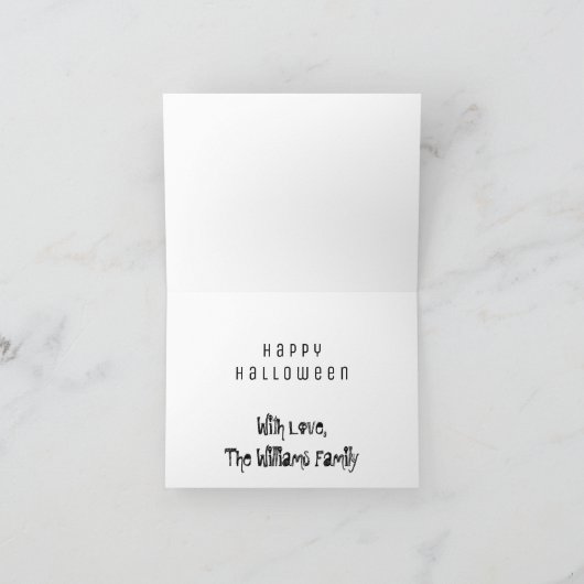 Gelukkige Halloween Grappige Pompoenen Kaarsen Lic Kaart (Binnen)