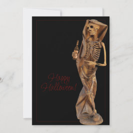 Gelukkige Halloween Greating Kaart met Dood en Wij