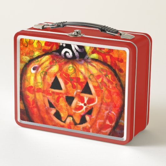 Gelukkige Halloween grillige Jack-O-Lantern (Voorkant)