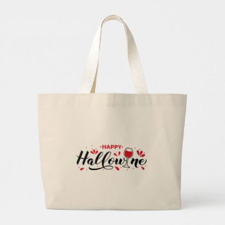 GELUKKIGE HALLOWEEN GROTE TOTE BAG