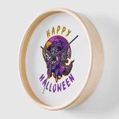 Gelukkige Halloween Heksenkat (Hoek)