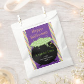 Gelukkige Halloween, Heksenpot, gepersonaliseerd Bedankzakje (Geknipt)