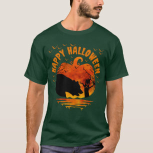 GELUKKIGE HALLOWEEN HEREN DAMES KINDEREN KOSTUUM T T-SHIRT