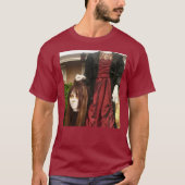 Gelukkige Halloween hoofdloze mannequin dame T-shirt (Voorkant)