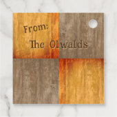 Gelukkige Halloween Jack O' Lantaarn Pompoen Bedankjes Labels (Achterkant)