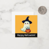 Gelukkige halloween kaarten, schattig, voorraad up notitiekaartje (Voorkant / Achterkant in situ)