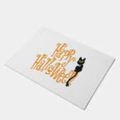 GELUKKIGE HALLOWEEN KAT DEURMAT (Schuin)