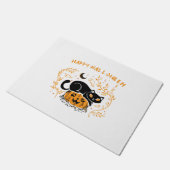 Gelukkige Halloween Kat Liefde Deurmat (Schuin)