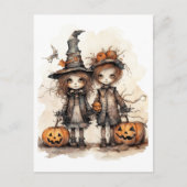 Gelukkige Halloween kinderen Briefkaart (Voorkant)