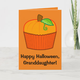 Gelukkige Halloween kleindochter Kaart