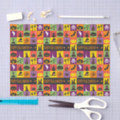 Gelukkige Halloween Kleurrijke Moderne Iconen | FE Tissuepapier (Craft)