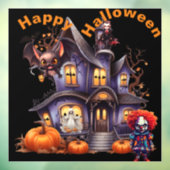 Gelukkige Halloween kom naar mijn huis als je durf Raamsticker (Vel 3)