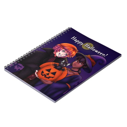 Gelukkige Halloween Kostuums Notitieboek (Linkerzijde)