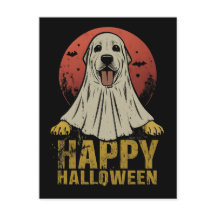 Gelukkige Halloween Labrador Retriever Dog Ghost