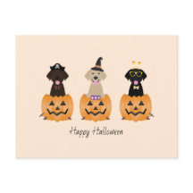 Gelukkige Halloween Labrador Retriever Honden Pomp