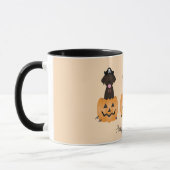 Gelukkige Halloween Labrador Retriever Honden Pomp Mok (Links)