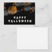 Gelukkige Halloween met volle maan Notitiekaartje (Voorkant / Achterkant)