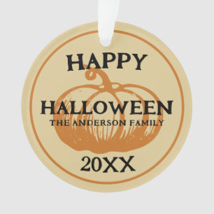 Gelukkige Halloween Naam Pet Foto Ornament