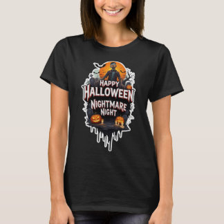 Gelukkige Halloween Nachtmerrie Nacht T-shirt