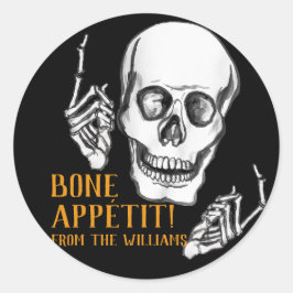 Gelukkige Halloween papa grap Ronde Sticker