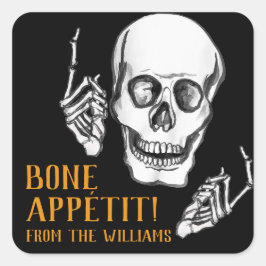 Gelukkige Halloween papa grap Vierkante Sticker