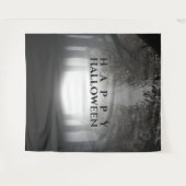 Gelukkige Halloween partij kostuum fotocabine acht Wandkleed (Voorkant (horizontaal))