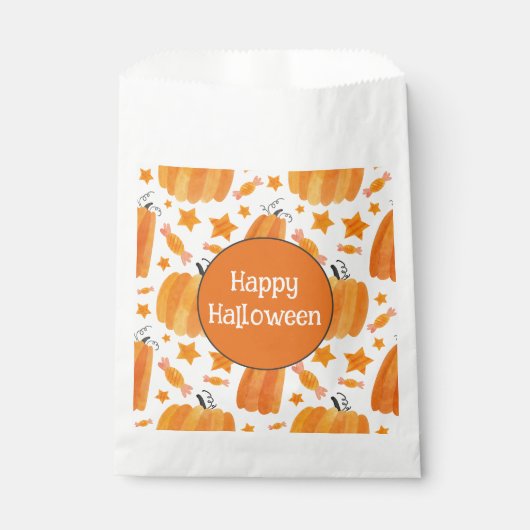 Gelukkige Halloween Party Favor Bag Bedankzakje (Voorkant)