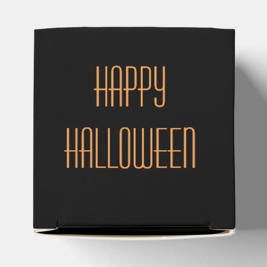 Gelukkige Halloween Party Favor Box Bedankdoosjes (Bovenkant)