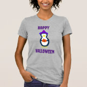 Gelukkige Halloween Pinguïn T-shirt (Voorkant)